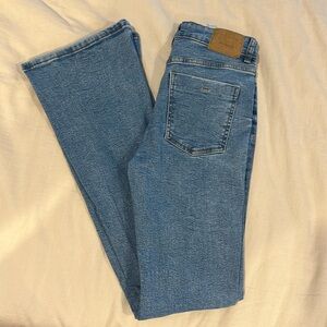 Medium wash Zara bootcut jeans